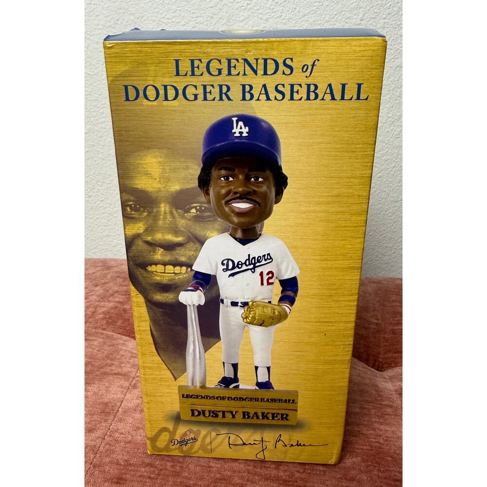 Dusty Baker Los Angeles Dodgers Bobblehead Legends Of Dodger Baseball SGA NWB